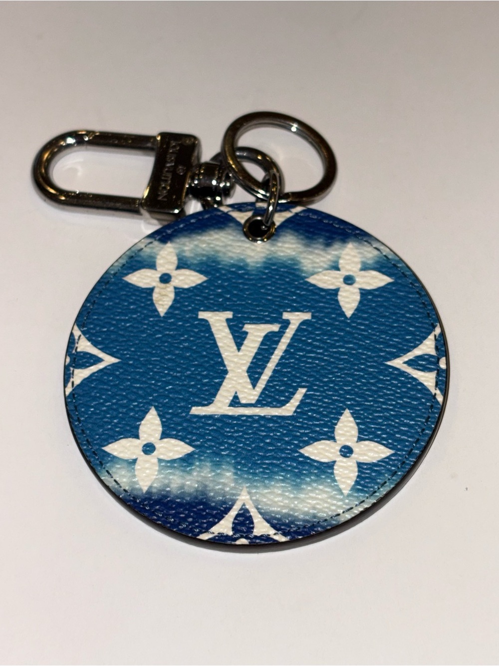 Louis Vuitton LV Escale Illustre Blue Monogram Bag Charm Keychain